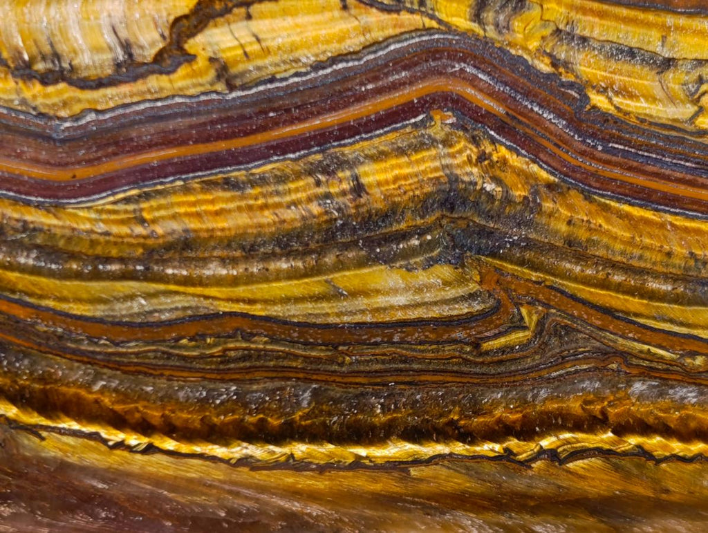 Polished Banded Tiger Iron Display Crystals x 2 From South Africa - Toprock Gemstones and Minerals 