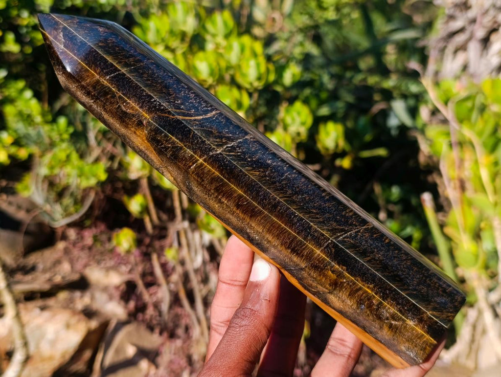 Polished Banded Tiger Iron Display Crystals x 2 From South Africa - Toprock Gemstones and Minerals 