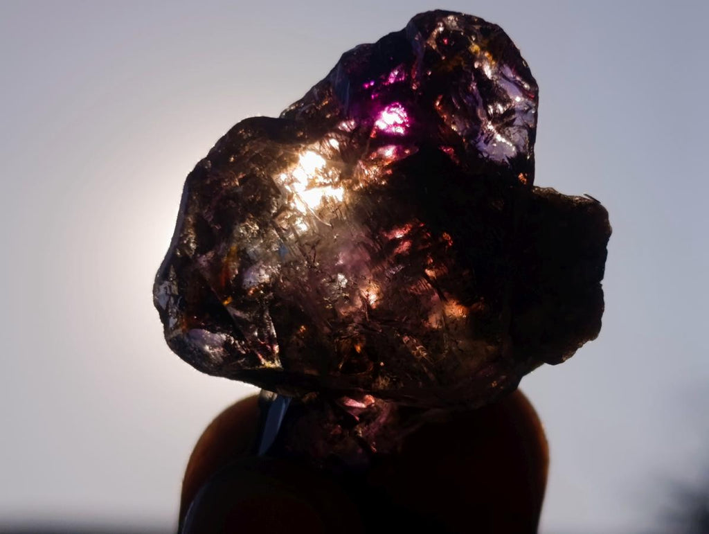 Natural Smokey Skeletal Window Amethyst Crystals x 20 From Chiredzi, Zimbabwe - Toprock Gemstones and Minerals 