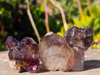 Natural Smokey Skeletal Window Amethyst Crystals x 20 From Chiredzi, Zimbabwe - Toprock Gemstones and Minerals 
