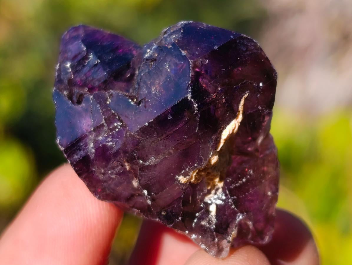 Natural Smokey Skeletal Window Amethyst Crystals x 20 From Chiredzi, Zimbabwe - Toprock Gemstones and Minerals 
