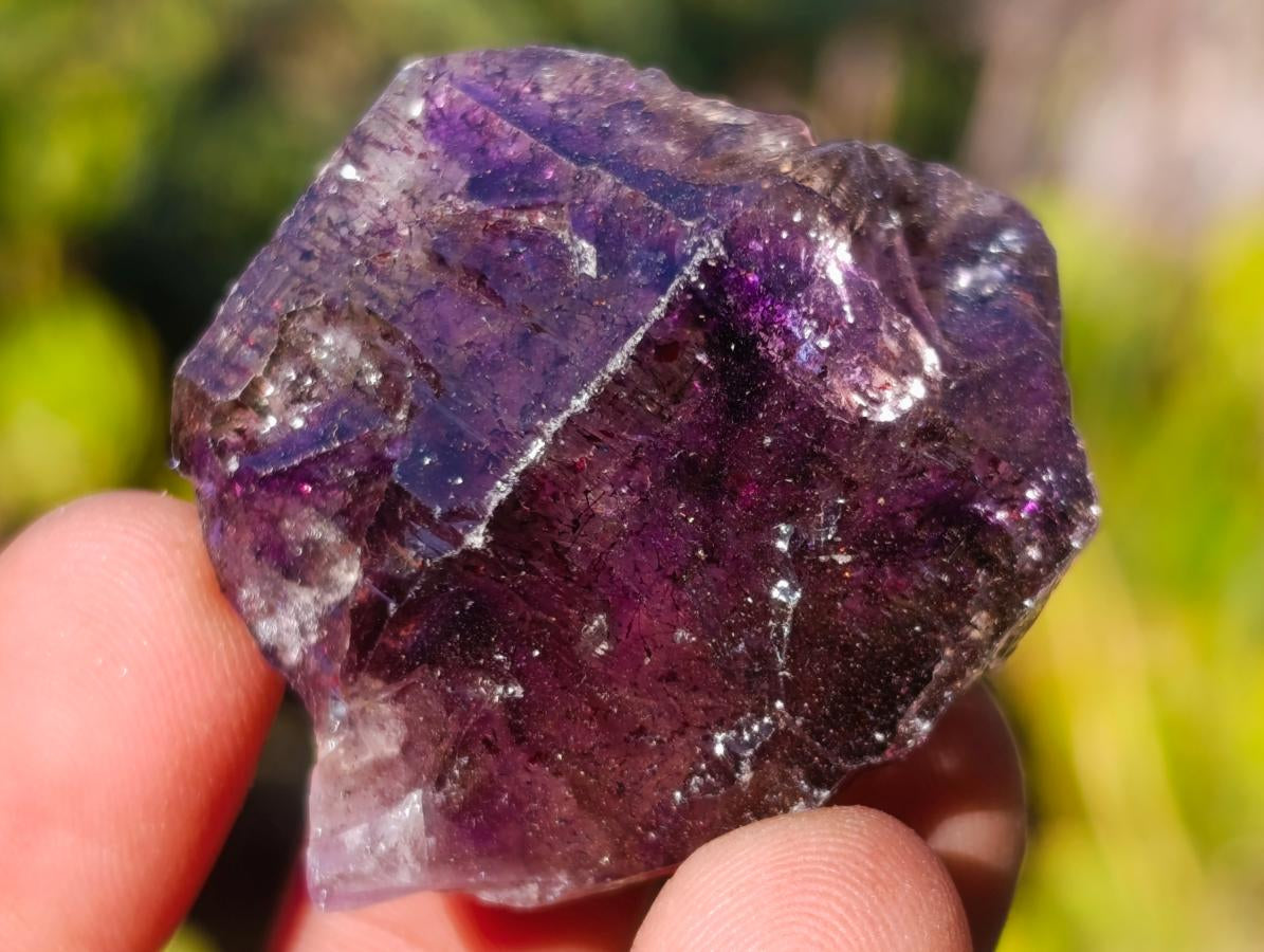Natural Smokey Skeletal Window Amethyst Crystals x 20 From Chiredzi, Zimbabwe - Toprock Gemstones and Minerals 