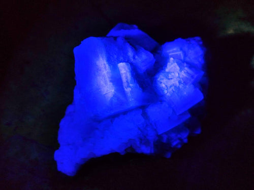 Natural Green Cubic Fluorite Specimens x 6 From Mandrosonoro, Madagascar