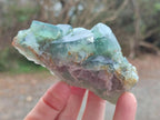 Natural Green Cubic Fluorite Specimens x 6 From Mandrosonoro, Madagascar