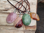 Hand Made Mixed Multi Mineral Necklaces x 12 From Madagascar