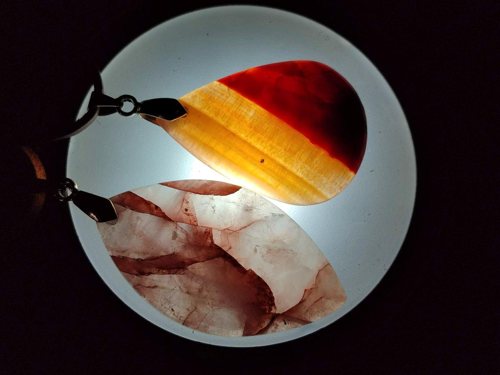 Hand Made Mixed Multi Mineral Necklaces x 12 From Madagascar