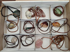 Hand Made Mixed Multi Mineral Necklaces x 12 From Madagascar