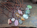 Hand Made Mixed Multi Mineral Necklaces x 12 From Madagascar