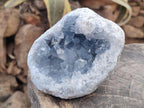 Natural Cabinet Size Blue Celestite Geode Specimens x 2 From Sakoany, Madagascar - Toprock Gemstones and Minerals 