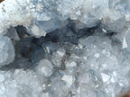 Natural Cabinet Size Blue Celestite Geode Specimens x 2 From Sakoany, Madagascar - Toprock Gemstones and Minerals 