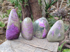 Polished Stichtite Standing Display Pieces x 4 From Barberton, South Africa - Toprock Gemstones and Minerals 