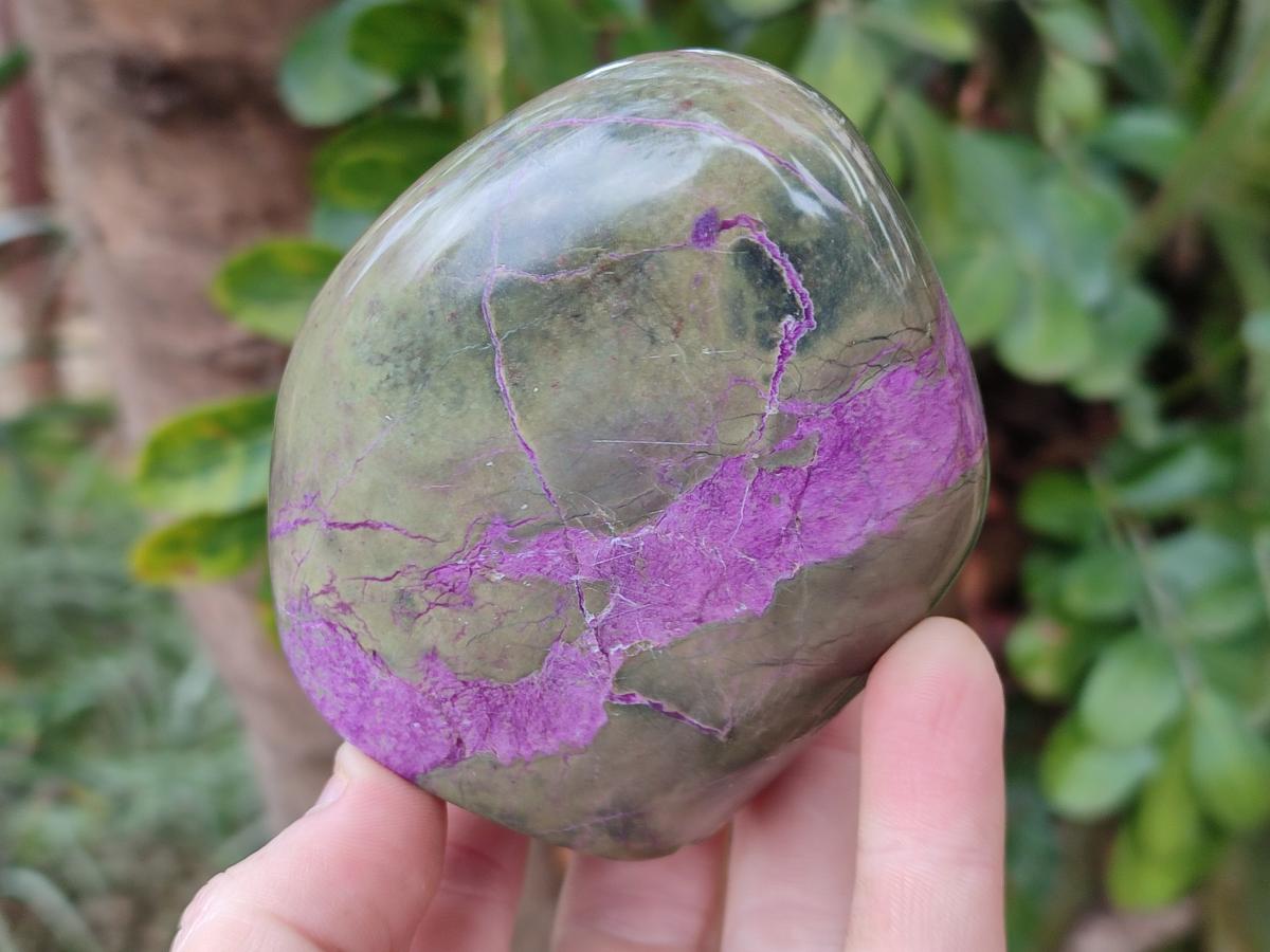 Polished Stichtite Standing Display Pieces x 4 From Barberton, South Africa - Toprock Gemstones and Minerals 