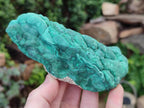 Natural Botryoidal Malachite Specimens x 2 From Congo - Toprock Gemstones and Minerals 