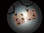 Hand Made Mini Mixed Multi Mineral Elephant Necklaces x 23 From Madagascar - Toprock Gemstones and Minerals 