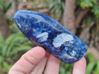 Polished Dumortierite Standing Display Pieces x 6 From Madagascar - Toprock Gemstones and Minerals 