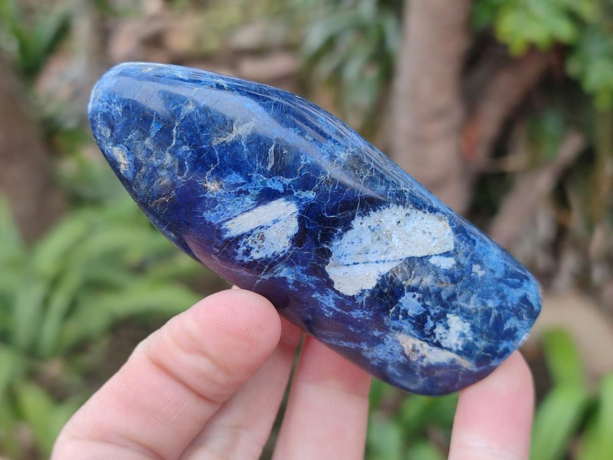 Polished Dumortierite Standing Display Pieces x 6 From Madagascar - Toprock Gemstones and Minerals 
