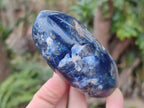 Polished Dumortierite Standing Display Pieces x 6 From Madagascar - Toprock Gemstones and Minerals 