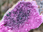 Natural Salrose Cobaltoan Dolomite Specimens with Heterogenite x 6 From Kakanda, Congo - Toprock Gemstones and Minerals 