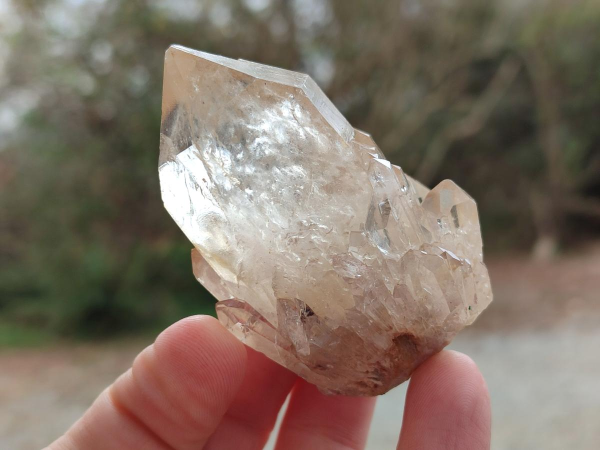 Natural Smokey Clear and Citrine Luena Quartz Crystals x 12 From Luena, Congo - Toprock Gemstones and Minerals 