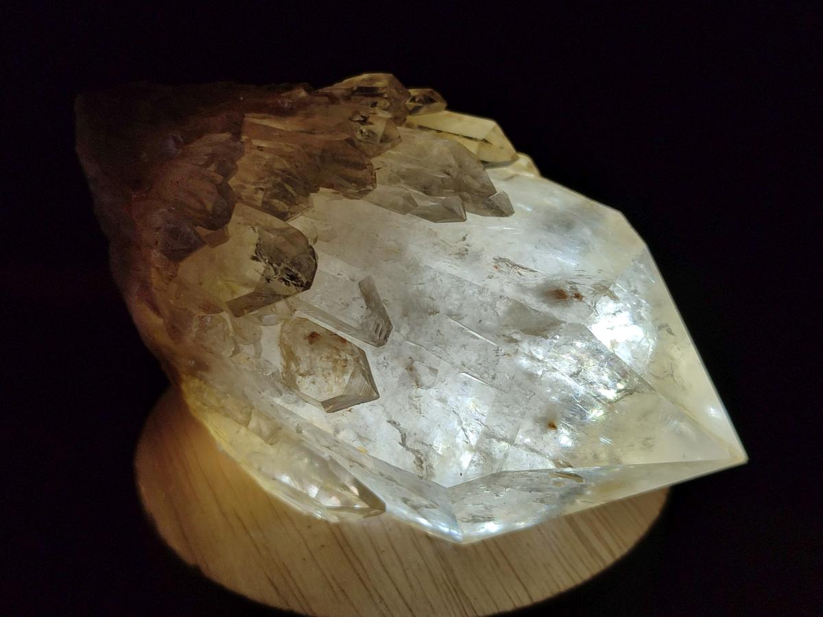 Natural Smokey Clear and Citrine Luena Quartz Crystals x 12 From Luena, Congo - Toprock Gemstones and Minerals 