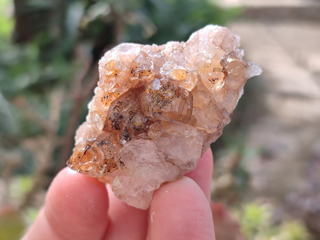 Natural Golden Limonite Quartz Clusters x 70 From Solwezi, Zambia - Toprock Gemstones and Minerals 