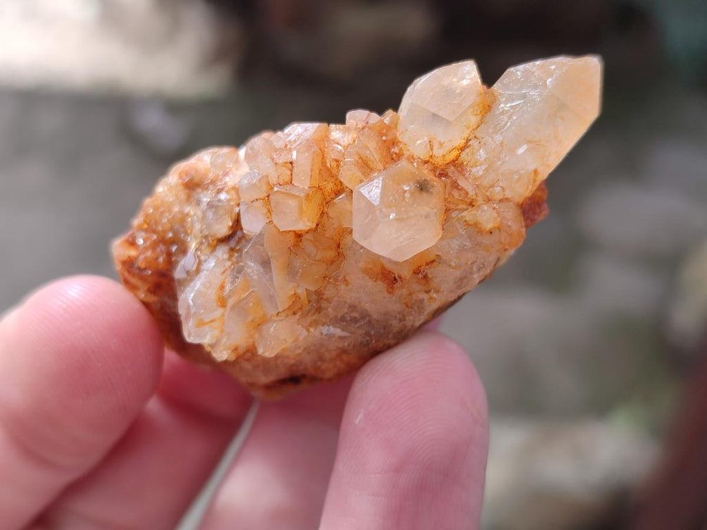 Natural Golden Limonite Quartz Clusters x 70 From Solwezi, Zambia - Toprock Gemstones and Minerals 