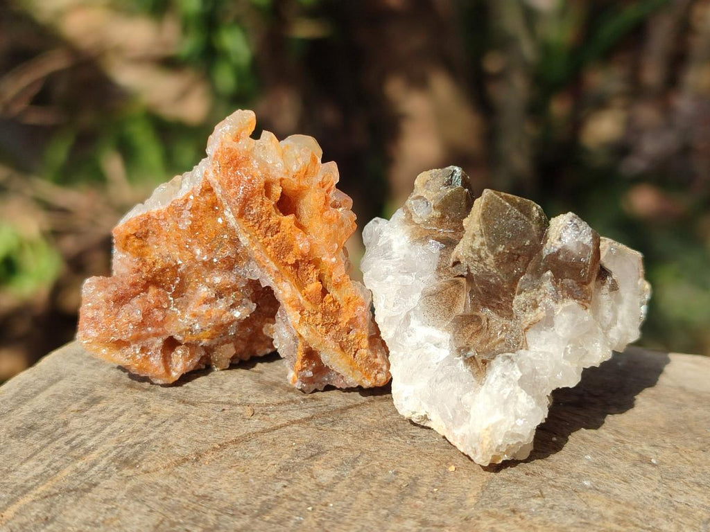 Natural Golden Limonite Quartz Clusters x 70 From Solwezi, Zambia - Toprock Gemstones and Minerals 