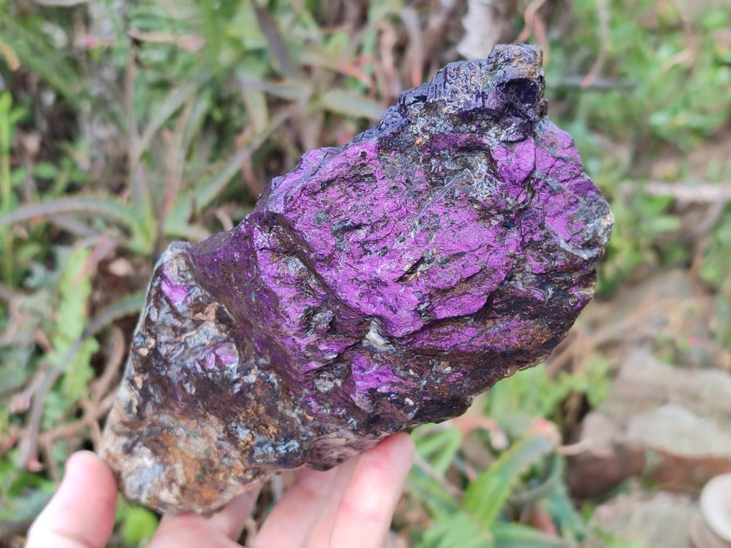 Natural Metallic Cobbed Purpurite Specimens x 3 From Erongo, Namibia - Toprock Gemstones and Minerals 