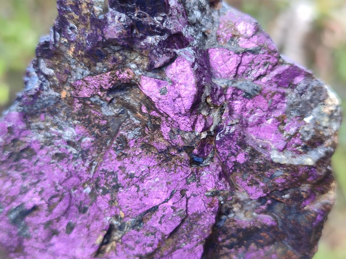 Natural Metallic Cobbed Purpurite Specimens x 3 From Erongo, Namibia - Toprock Gemstones and Minerals 