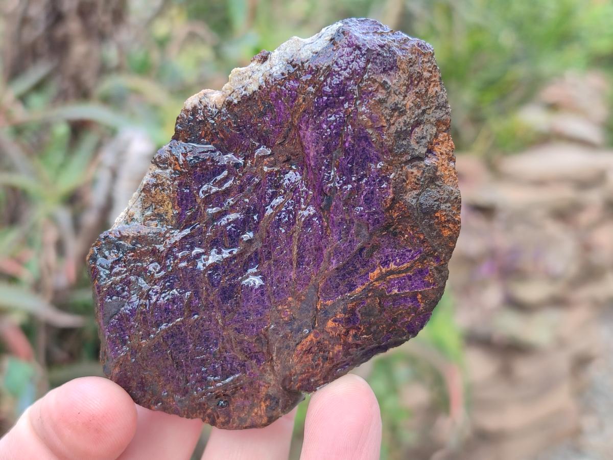 Natural Metallic Cobbed Purpurite Specimens x 3 From Erongo, Namibia - Toprock Gemstones and Minerals 