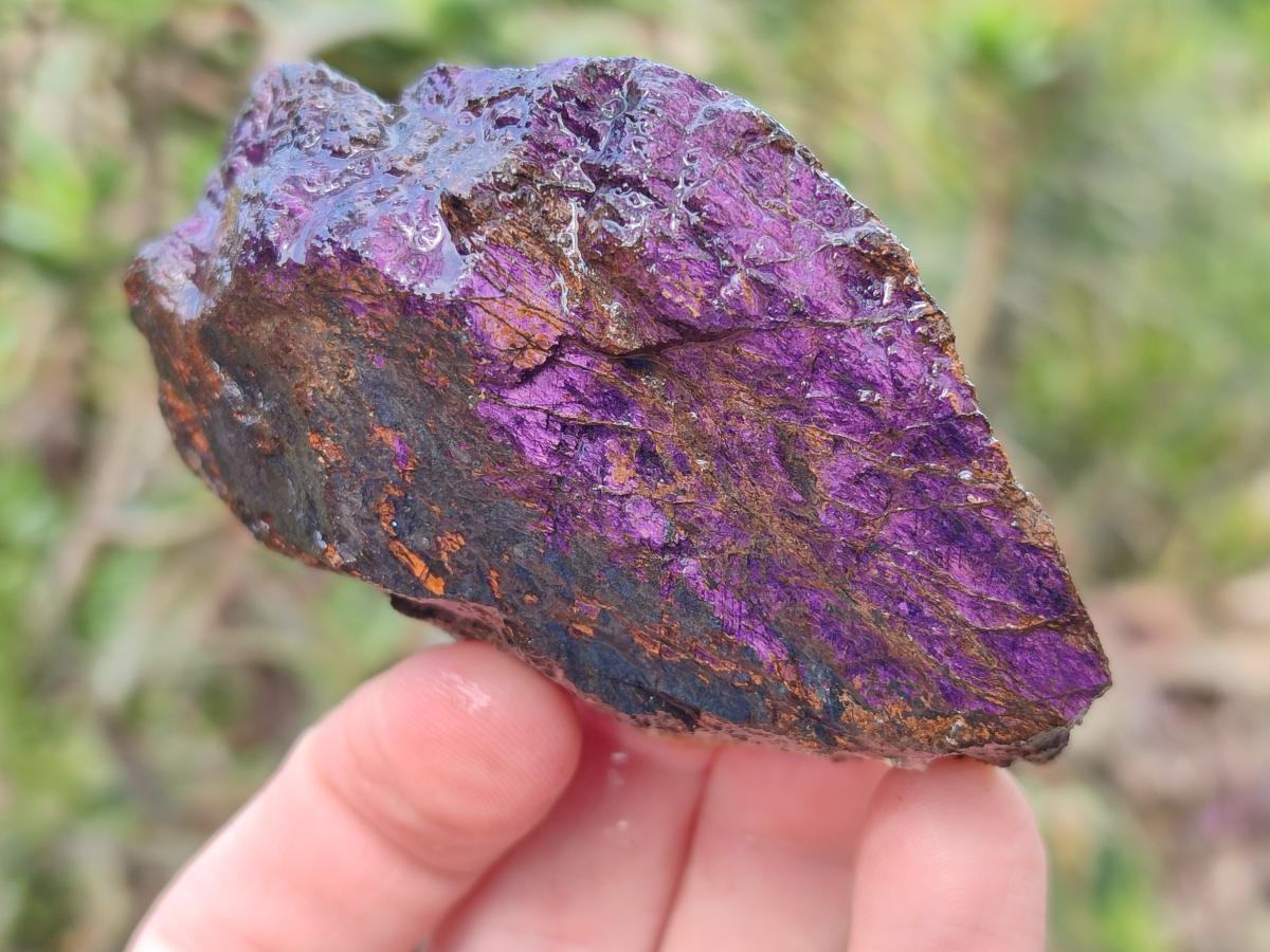 Natural Metallic Cobbed Purpurite Specimens x 3 From Erongo, Namibia - Toprock Gemstones and Minerals 