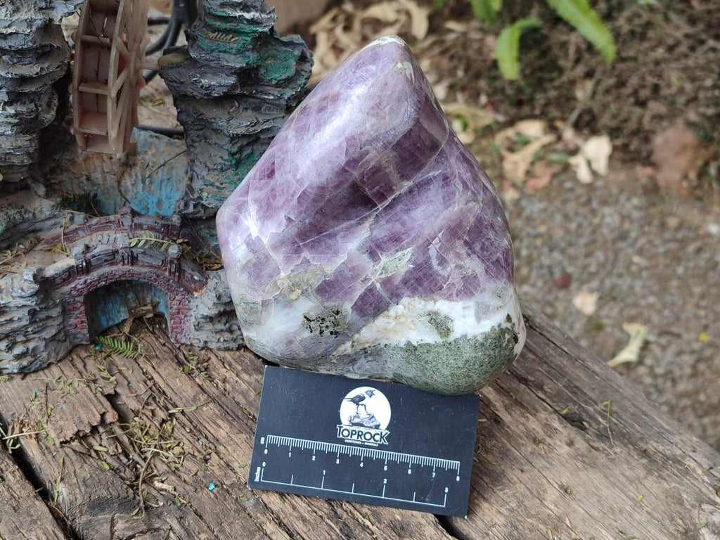 Polished Large Rare Anhydrite Standing Display Piece x 1 Tulear, Madagascar - Toprock Gemstones and Minerals 