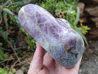 Polished Large Rare Anhydrite Standing Display Piece x 1 Tulear, Madagascar - Toprock Gemstones and Minerals 
