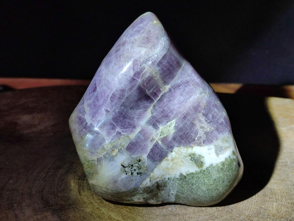 Polished Large Rare Anhydrite Standing Display Piece x 1 Tulear, Madagascar - Toprock Gemstones and Minerals 