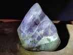 Polished Large Rare Anhydrite Standing Display Piece x 1 Tulear, Madagascar - Toprock Gemstones and Minerals 