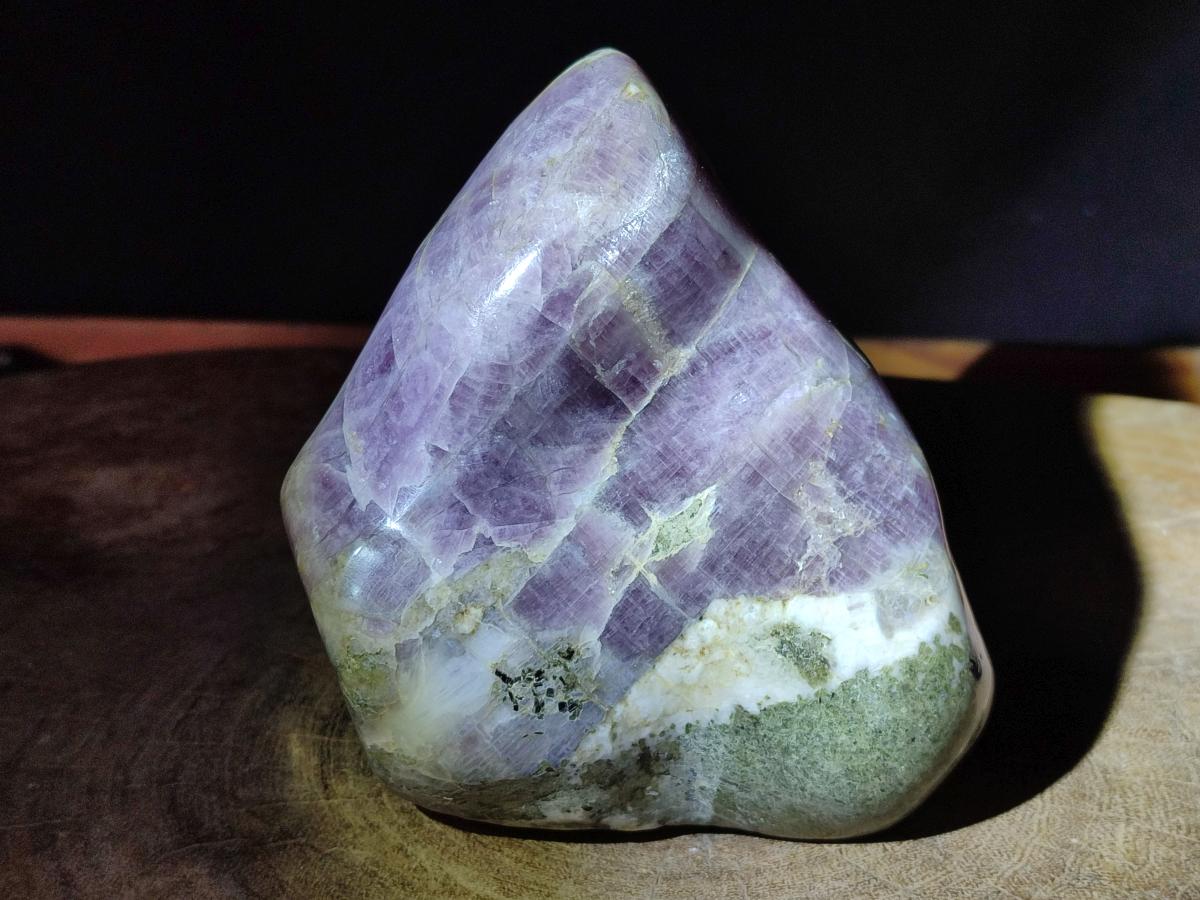 Polished Large Rare Anhydrite Standing Display Piece x 1 Tulear, Madagascar - Toprock Gemstones and Minerals 