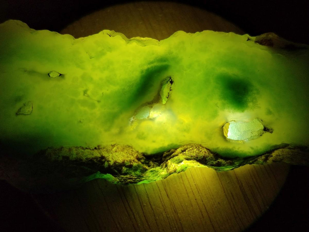 Polished One Side Mtorolite Chrysoprase Slices x 12 From Mutorashanga, Zimbabwe - Toprock Gemstones and Minerals 