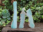 Polished One Side Mtorolite Chrysoprase Slices x 12 From Mutorashanga, Zimbabwe - Toprock Gemstones and Minerals 