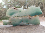 Polished One Side Mtorolite Chrysoprase Slices x 12 From Mutorashanga, Zimbabwe - Toprock Gemstones and Minerals 