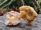 Natural Golden Limonite Quartz Clusters x 35 From Solwezi, Zambia - Toprock Gemstones and Minerals 