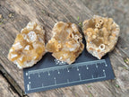 Natural Golden Limonite Quartz Clusters x 35 From Solwezi, Zambia - Toprock Gemstones and Minerals 