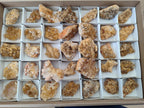 Natural Golden Limonite Quartz Clusters x 35 From Solwezi, Zambia - Toprock Gemstones and Minerals 