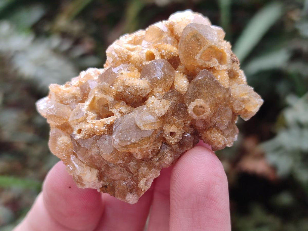 Natural Golden Limonite Quartz Clusters x 35 From Solwezi, Zambia - Toprock Gemstones and Minerals 
