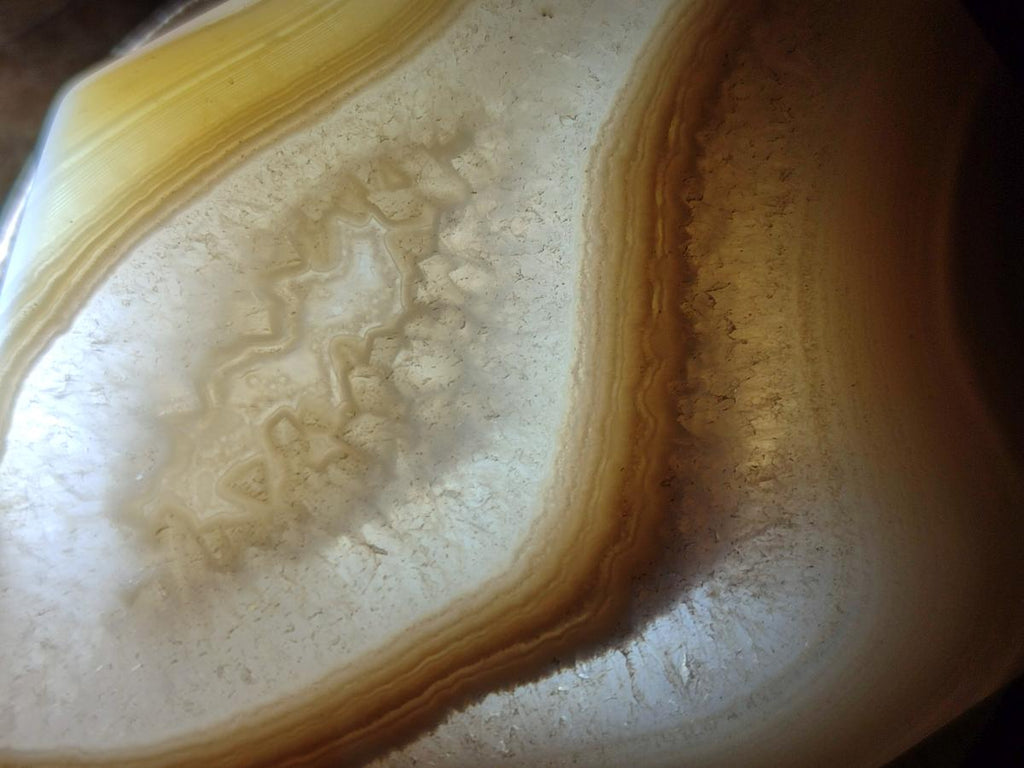Polished Banded Agate House Shaped Slices x 12 From Madagascar - Toprock Gemstones and Minerals 