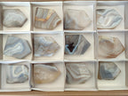 Polished Banded Agate House Shaped Slices x 12 From Madagascar - Toprock Gemstones and Minerals 