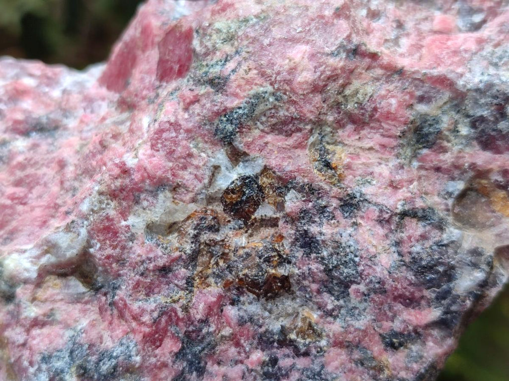 Natural Cobbed Rhodonite Specimens x 6 From Rhusinga, Zimbabwe - Toprock Gemstones and Minerals 