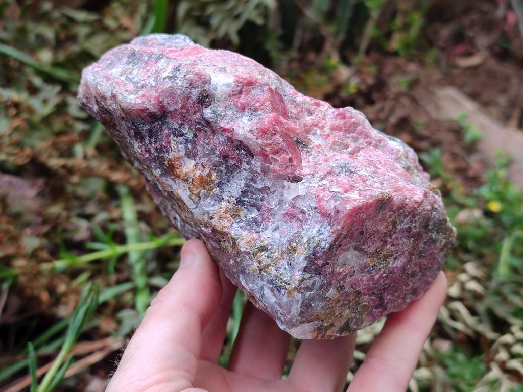 Natural Cobbed Rhodonite Specimens x 6 From Rhusinga, Zimbabwe - Toprock Gemstones and Minerals 