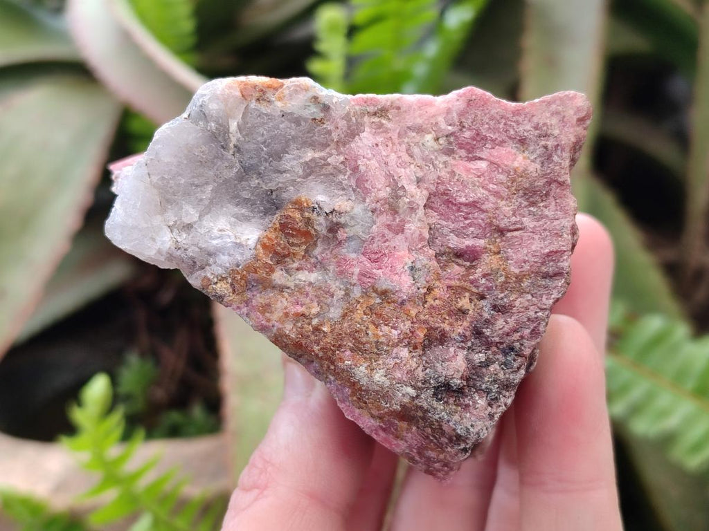 Natural Cobbed Rhodonite Specimens x 6 From Rhusinga, Zimbabwe - Toprock Gemstones and Minerals 