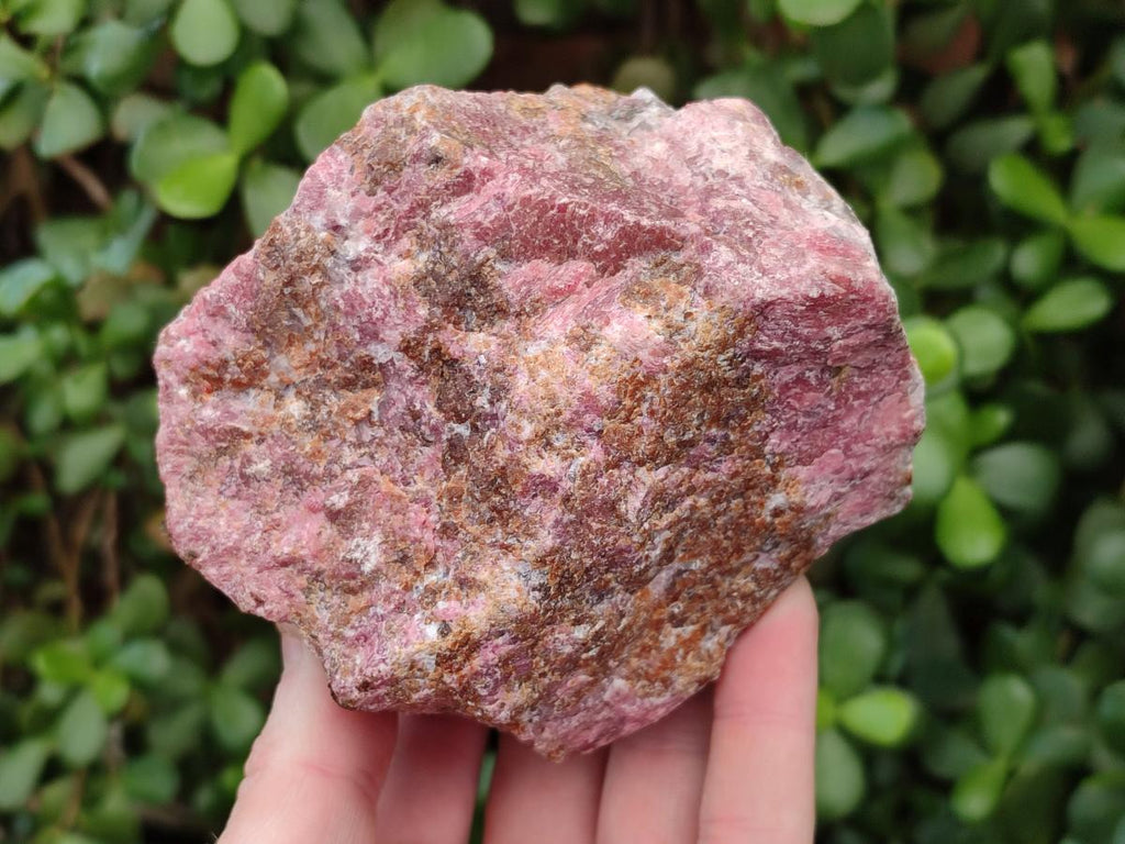 Natural Cobbed Rhodonite Specimens x 6 From Rhusinga, Zimbabwe - Toprock Gemstones and Minerals 