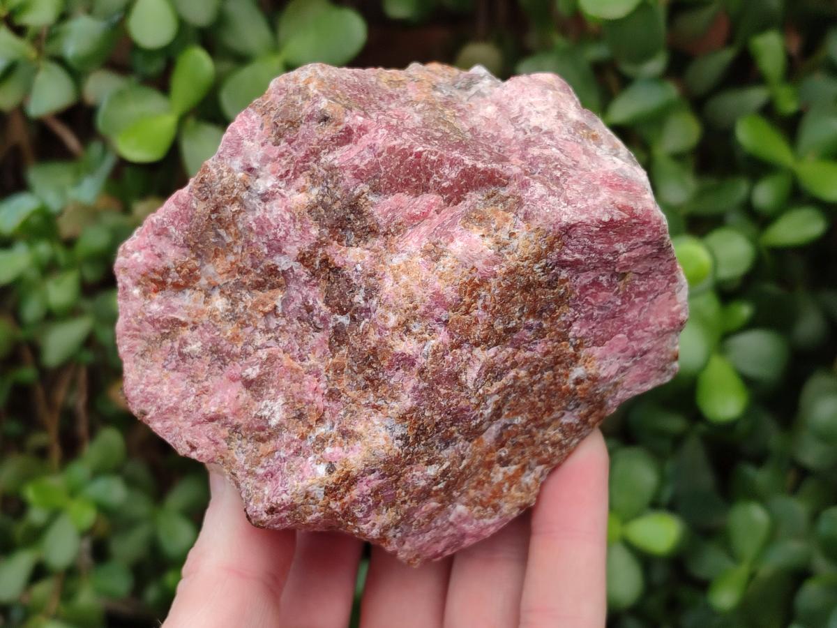 Natural Cobbed Rhodonite Specimens x 6 From Rhusinga, Zimbabwe - Toprock Gemstones and Minerals 